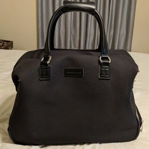 London Fog Black Rolling Travel Bag / Duffel